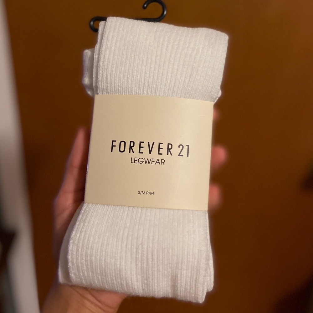 Forever 21 White Tights